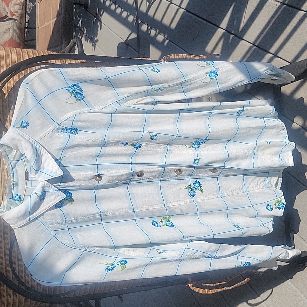 Free People Floral Blouse